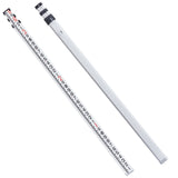 Measuring Tools & Sensors: VEVOR Aluminum Grade Rod, 9-Feet/8ths 3 Sections Telescopic Measuring Rod, Double-Sided Scale 1/8in Leveling Rod Stick,Aluminum Alloy Survey Rod with Bubble Level &Carrying Bag for Houses,Walls,Floors