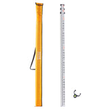 Measuring Tools & Sensors: VEVOR Aluminum Grade Rod, 9-Feet/8ths 3 Sections Telescopic Measuring Rod, Double-Sided Scale 1/8in Leveling Rod Stick,Aluminum Alloy Survey Rod with Bubble Level &Carrying Bag for Houses,Walls,Floors