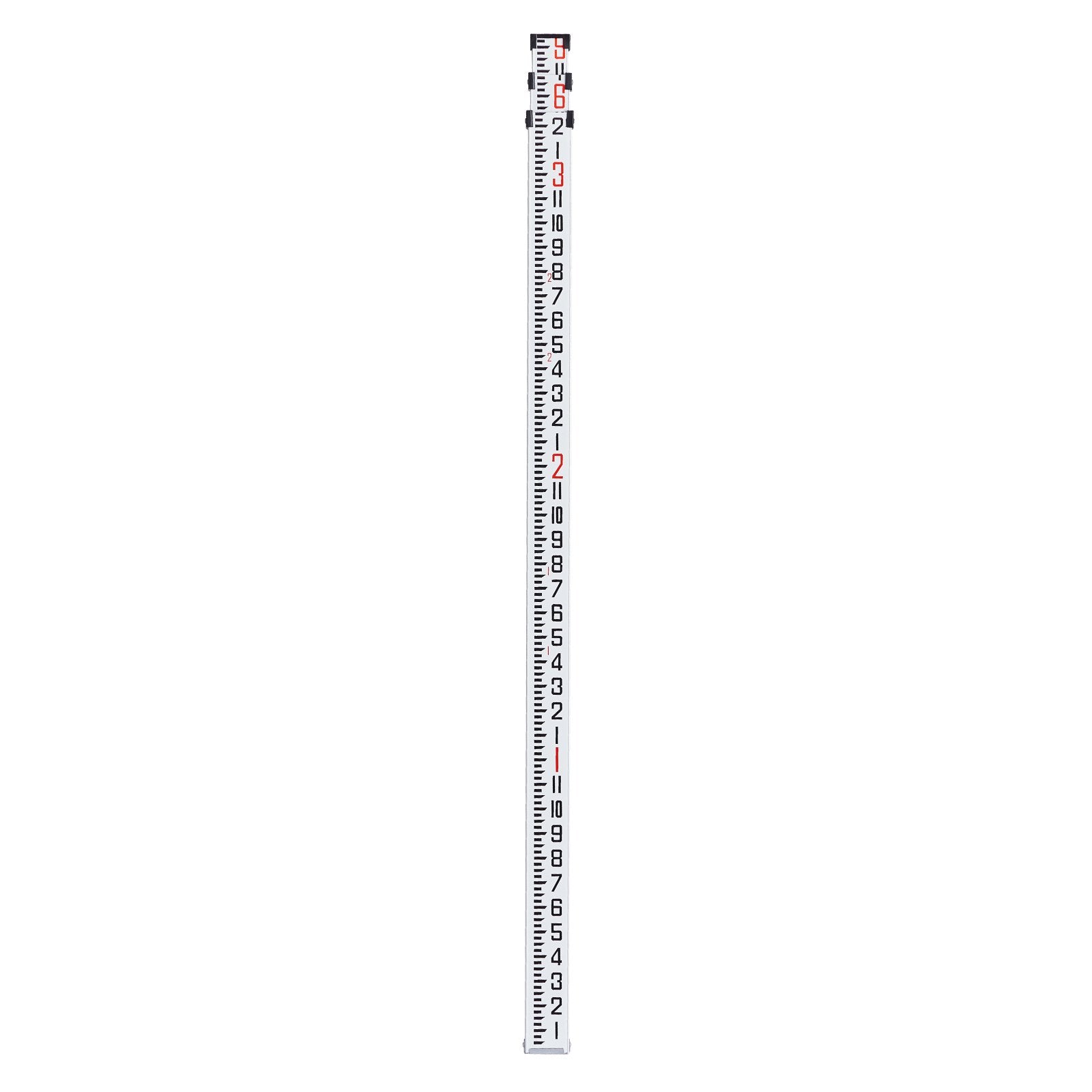 Aluminum Grade Rod, 9-Feet/8ths 3 Sections Telescopic Measuring Rod, Double-Sided Scale 1/8in Leveling Rod Stick,Aluminum Alloy Survey Rod with Bubble Level &Carrying Bag for Houses,Walls,Floors