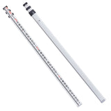 Measuring Tools & Sensors: VEVOR Aluminum Grade Rod, 9-Feet/8ths 3 Sections Telescopic Measuring Rod, Double-Sided Scale 1/8in Leveling Rod Stick,Aluminum Alloy Survey Rod with Bubble Level &Carrying Bag for Houses,Walls,Floors