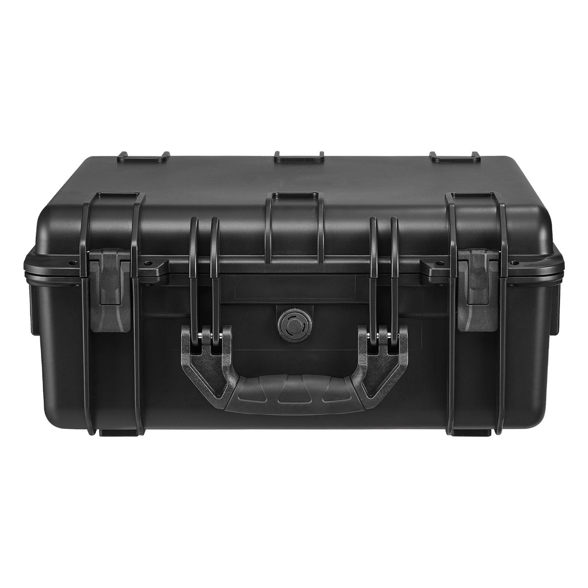 Hard Pistol Case, Heavy Duty Hard Gun Case with XPE Foam Interior, Waterproof Pistol Storage Box with Customizable Lining & Handle for Gun, Lenses, Camera, Gear, TSA Compliant, 475x415x215 mm