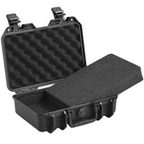 Cases & Skins: VEVOR Hard Pistol Cases with Pre-cut PU Foam, Waterproof & Dustproof Hard Gun Case for 1 Pistol, 12.59×9.01×4.4 in Lockable Pistol Case, Black