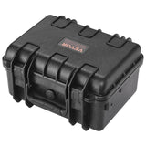 Storage Boxes: VEVOR Hard Pistol Cases with Pre-cut PU Foam, Waterproof & Dustproof Hard Gun Case for 2 Pistol, 14.1×11.5×7.6 in Lockable Pistol Case, Black