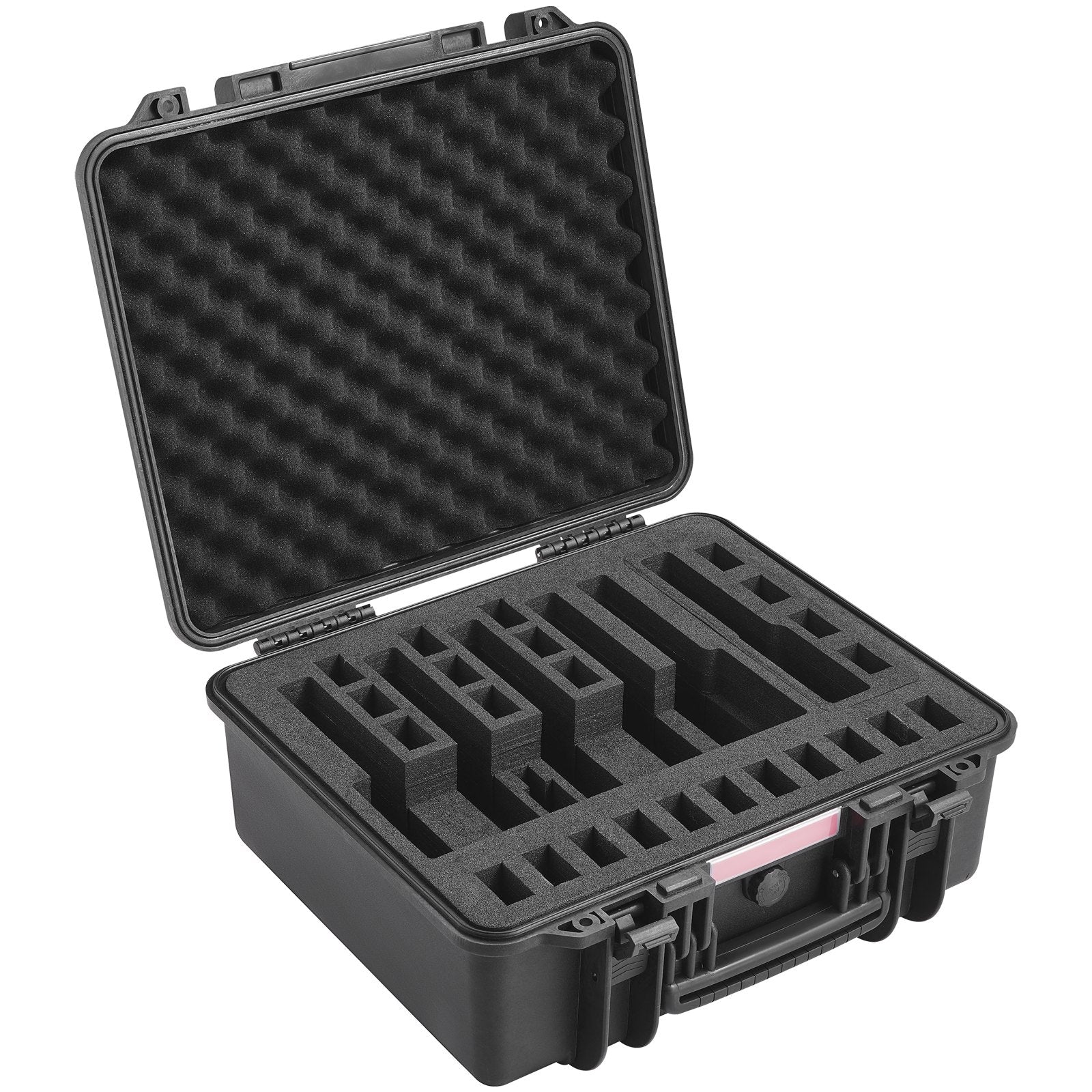 Storage Boxes: VEVOR Hard Pistol Cases with Pre-cut Lining Lockable Pistol Case for 6 Pistol