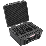 Storage Boxes: VEVOR Hard Pistol Cases with Pre-cut Lining Lockable Pistol Case for 6 Pistol