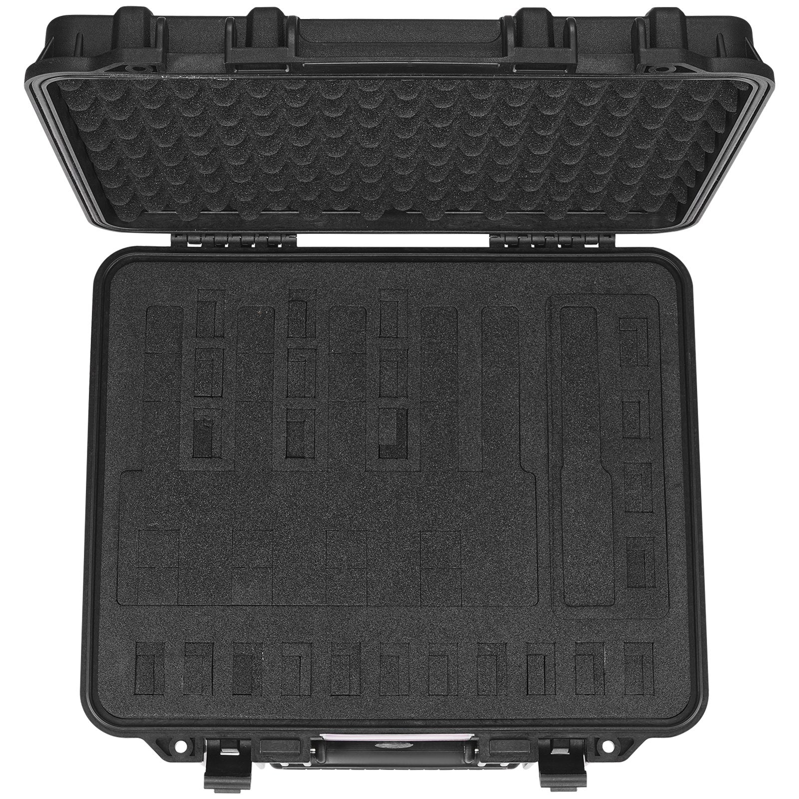 Storage Boxes: VEVOR Hard Pistol Cases with Pre-cut Lining Lockable Pistol Case for 6 Pistol