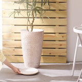 Artificial Flowers & Plants: VEVOR Tall Planter Set of 2 Round Tapered Plant Pots 53 cm for Outdoor Indoor