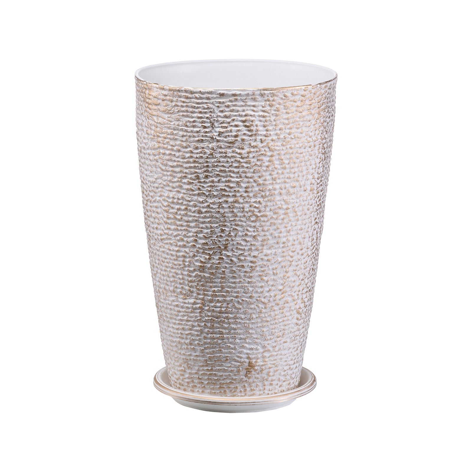 Artificial Flowers & Plants: VEVOR Tall Planter Set of 2 Round Tapered Plant Pots 53 cm for Outdoor Indoor