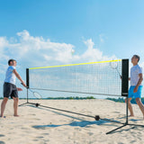 Outdoor Play Equipment: VEVOR Badminton Net, Height Adjustable Volleyball Net, 10ft Wide Foldable Pickleball Net, Portable Easy Setup Tennis Net Set with Poles, Stand and Carry Bag, for Kids Backyard Game Indoor Outdoor Use