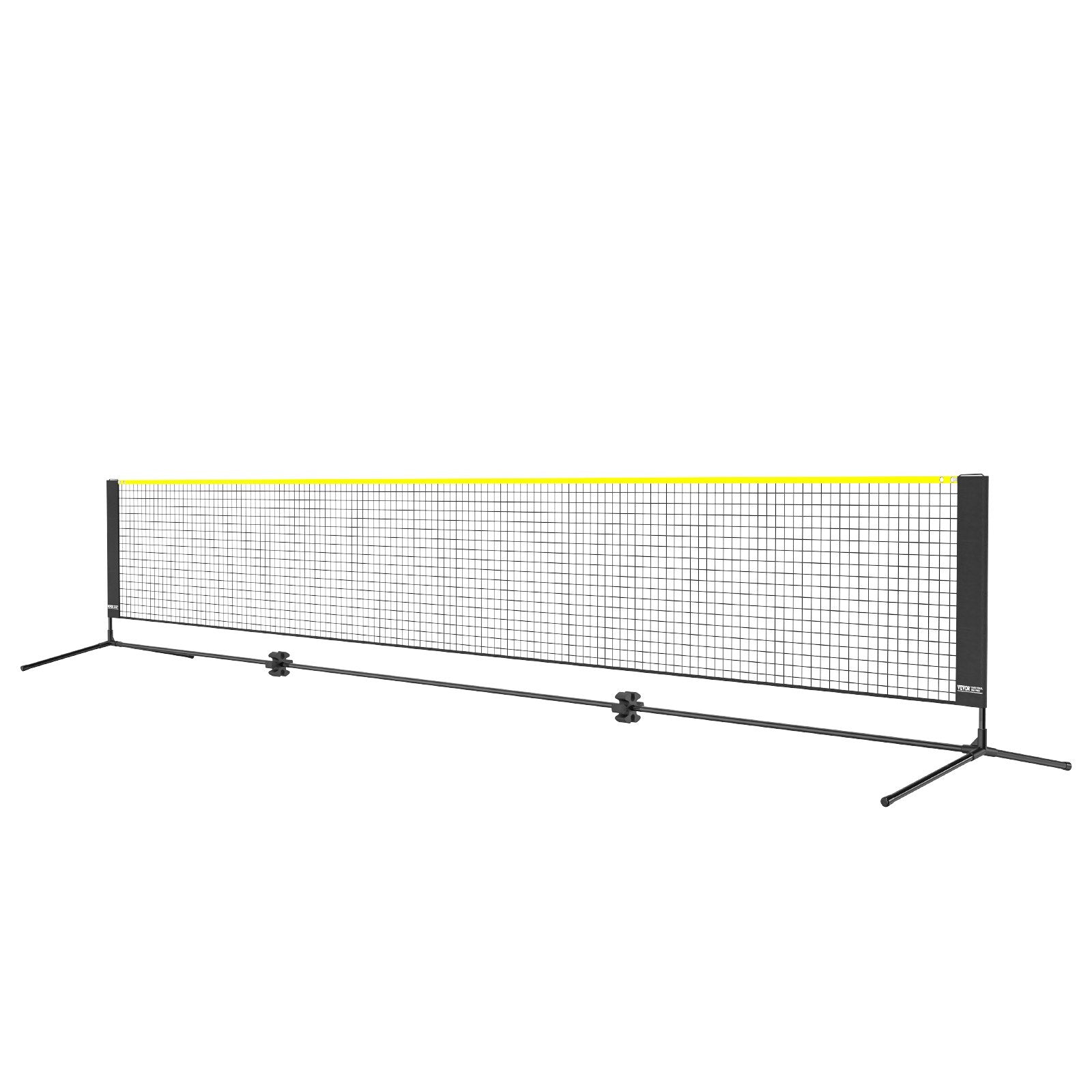 Outdoor Play Equipment: VEVOR Badminton Net, Height Adjustable Volleyball Net, 17ft Wide Foldable Pickleball Net, Portable Easy Setup Tennis Net Set with Poles, Stand and Carry Bag, for Kids Backyard Game Indoor Outdoor Use