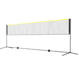 Outdoor Play Equipment: VEVOR 20ft Badminton Net Set Outdoor Portable Volleyball Pickleball Tennis Net
