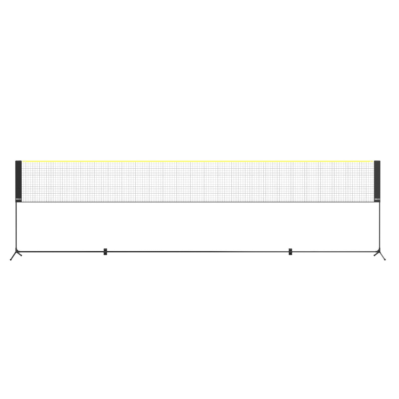 Outdoor Play Equipment: VEVOR 20ft Badminton Net Set Outdoor Portable Volleyball Pickleball Tennis Net