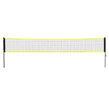 Tennis: VEVOR Badminton Net Set, Outdoor Backyard Beach Park Badminton Net, Portable Badminton Equipment Set, Adults Kids Badminton Net with Poles, Carrying Bag, 4 Iron Rackets, and 3 Nylon Shuttlecocks
