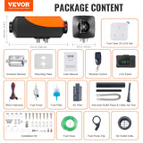 Automotive Repair & Speciality Tools: VEVOR Bluetooth App Control Diesel Air Heater, 12V 2KW Diesel Heater with Automatic Altitude Adjustment, Remote Control and LCD, Diesel Parking Heater for RV Trailer Camper Van Boat And Indoors