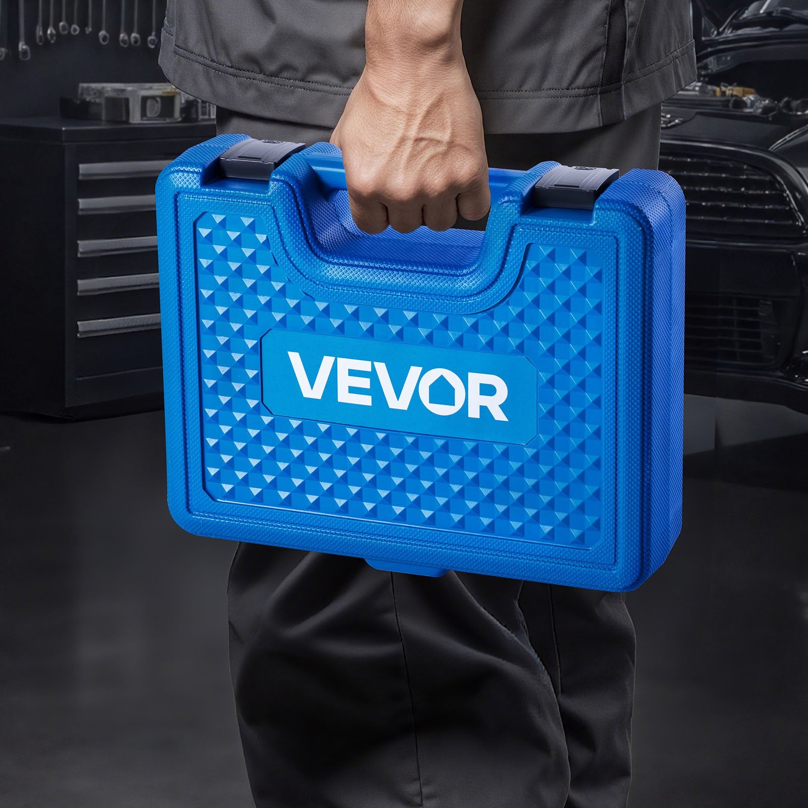 Work Benches: VEVOR Bearing Press Kit, 14 Pcs, Bearing Race and Seal Driver Set with Bushings and Adapters, Bushing Driver Tool Set, Heavy Duty Carbon Steel Seal Removal Installation Tool Kit with Storage Case