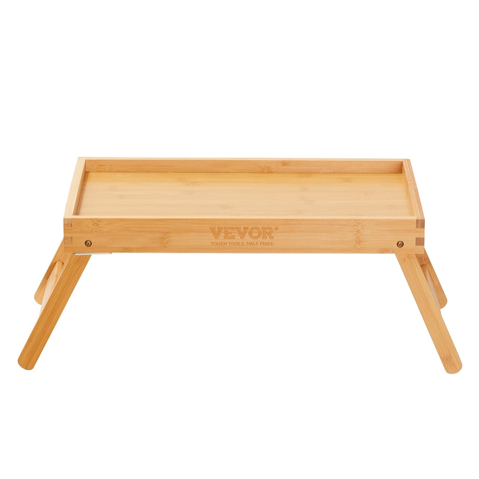Calendars, Organisers & Planners: VEVOR Bed Tray Table with Foldable Legs, Bamboo Breakfast Tray for Sofa, Bed, Eating, Snacking, and Working, Folding Serving Laptop Desk Tray, Portable Food Snack Platter for Picnic, 40x28 cm
