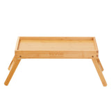 Calendars, Organisers & Planners: VEVOR Bed Tray Table with Foldable Legs, Bamboo Breakfast Tray for Sofa, Bed, Eating, Snacking, and Working, Folding Serving Laptop Desk Tray, Portable Food Snack Platter for Picnic, 40x28 cm