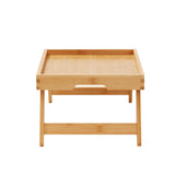 Calendars, Organisers & Planners: VEVOR Bed Tray Table with Foldable Legs, Bamboo Breakfast Tray for Sofa, Bed, Eating, Snacking, and Working, Folding Serving Laptop Desk Tray, Portable Food Snack Platter for Picnic, 40x28 cm