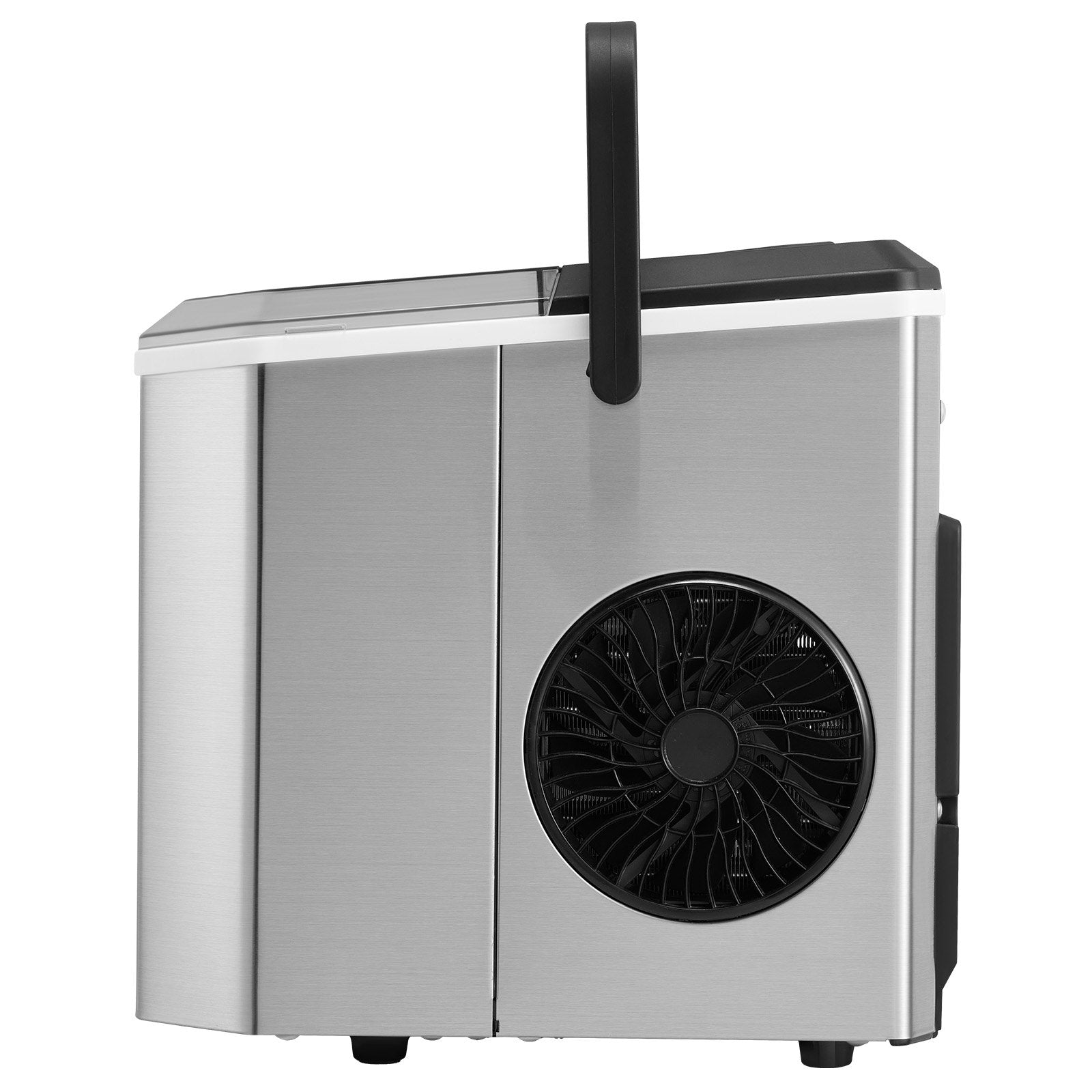 Fish Food: VEVOR Portable Countertop Ice Maker 26Lbs/24H Self-Cleaning with Scoop Basket