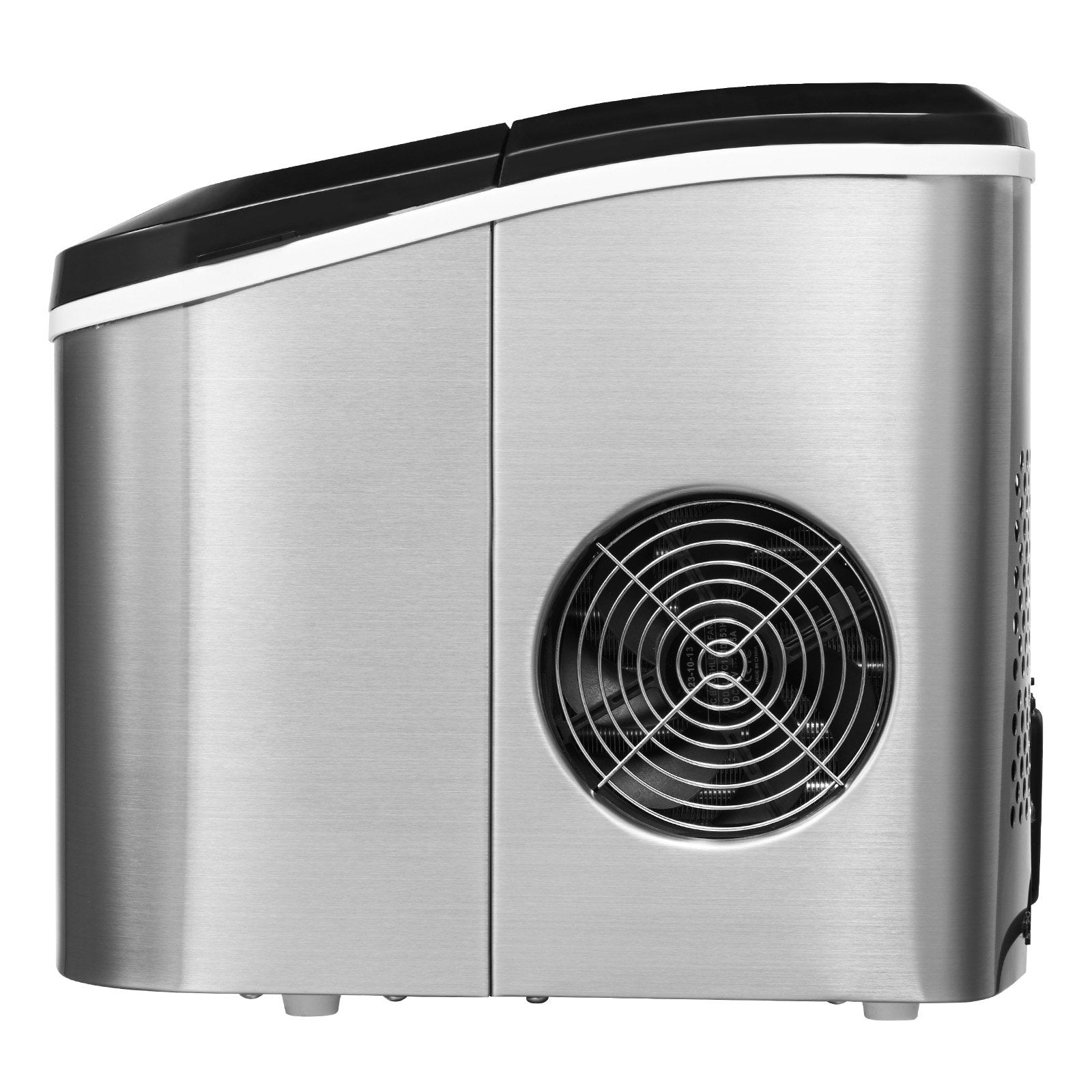 Fish Food: VEVOR Portable Countertop Ice Maker 33Lbs/24H Self-Cleaning with Scoop Basket