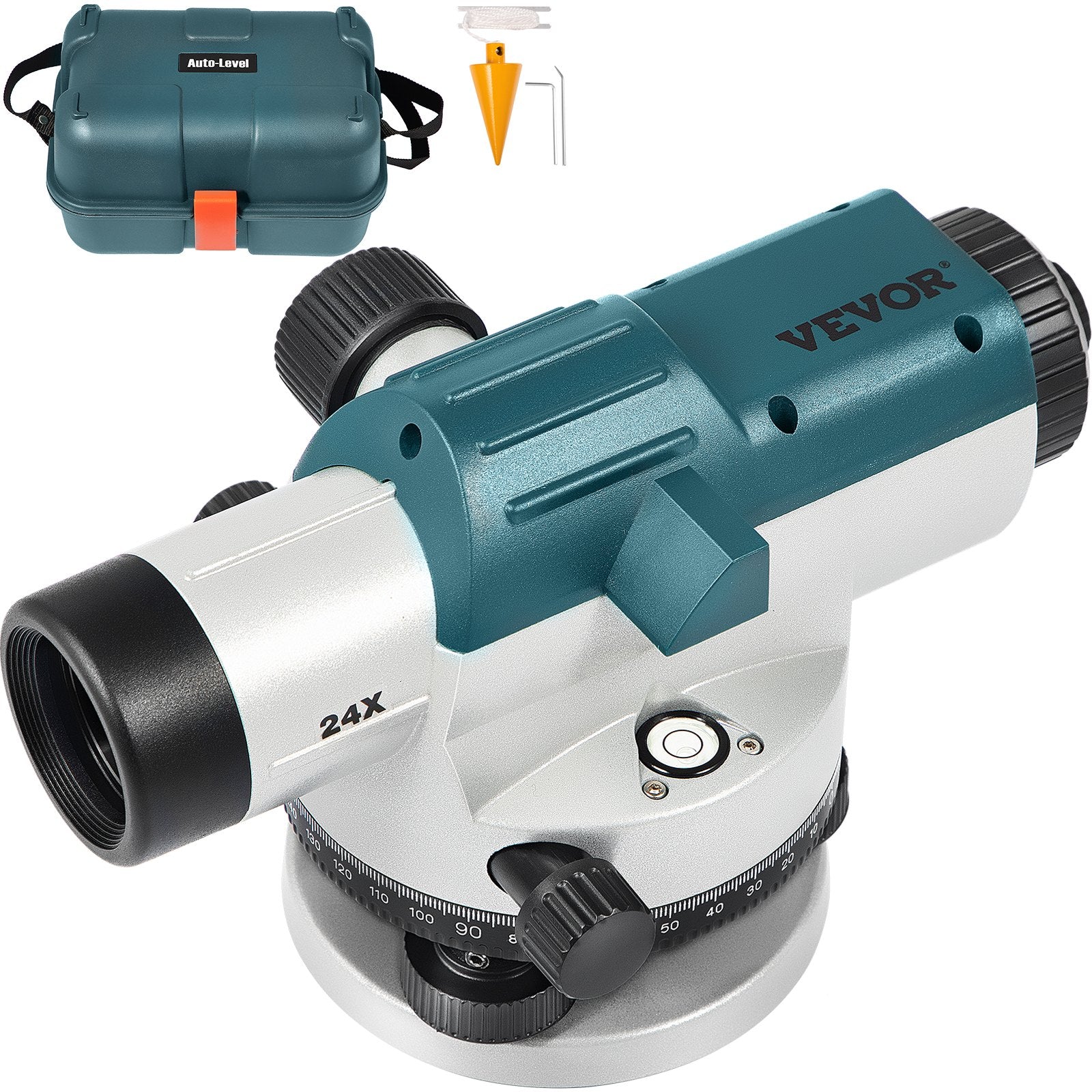 Automotive Repair & Speciality Tools: VEVOR Automatic Optical Level 24X Optical Auto Level Kit High Precision Height/Distance/Angle Level Measure Builders Level with Magnetic Dampened Compensator and Transport Lock, IP54 Waterproof