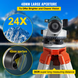 Automotive Repair & Speciality Tools: VEVOR Automatic Optical Level 24X Optical Auto Level Kit High Precision Height/Distance/Angle Level Measure Builders Level with Magnetic Dampened Compensator and Transport Lock, IP54 Waterproof