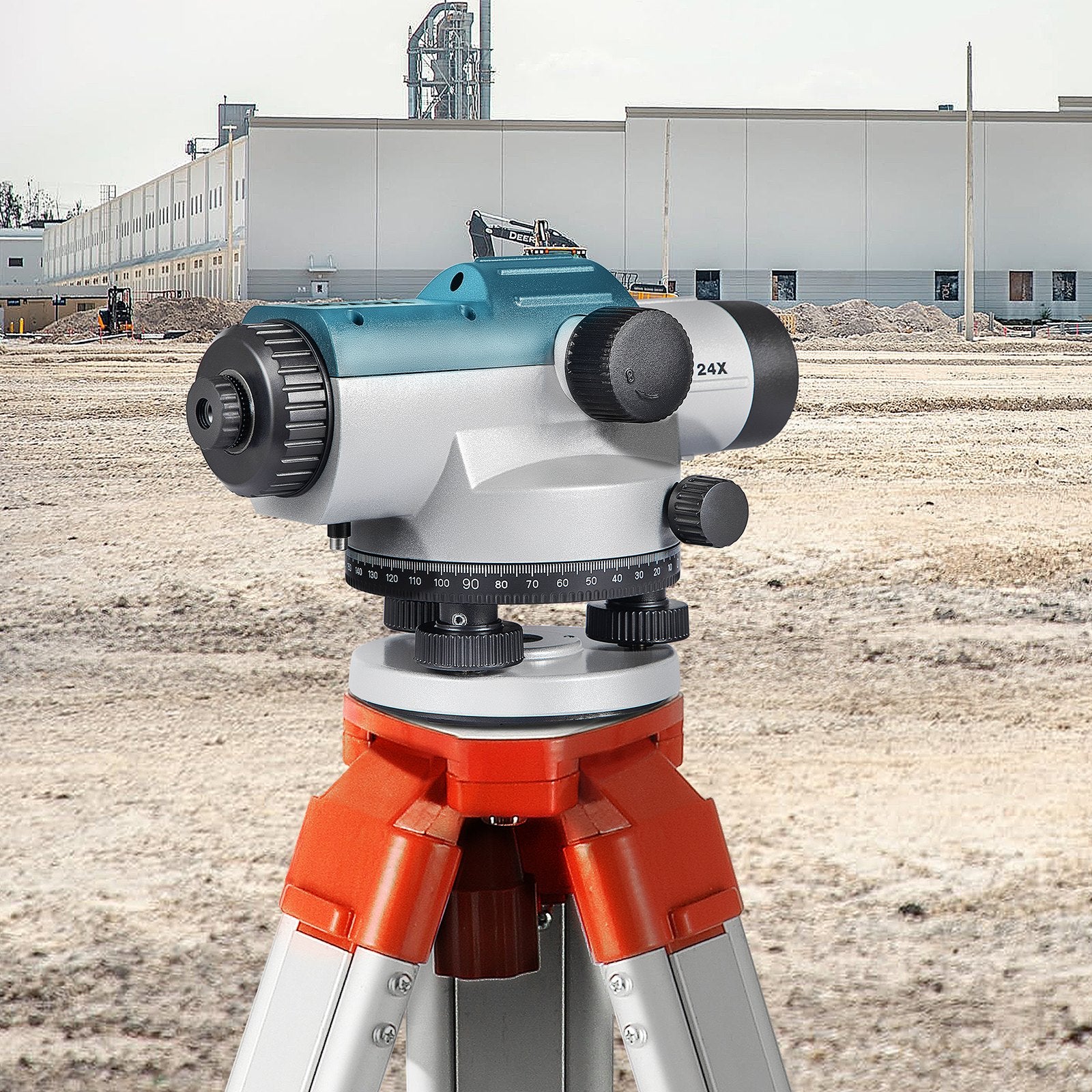 Automotive Repair & Speciality Tools: VEVOR Automatic Optical Level 24X Optical Auto Level Kit High Precision Height/Distance/Angle Level Measure Builders Level with Magnetic Dampened Compensator and Transport Lock, IP54 Waterproof