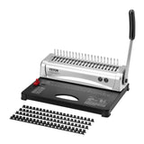 Hand Tools: VEVOR Binding Machine, Comb Binding Machine 21-Holes Binding 450 Sheets, Book Binder Machine with 100 PCS 3/8'' Comb Binding Spines, for Letter Size, A4, A5