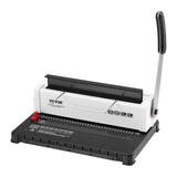 Hand Tools: VEVOR Coil Spiral Binding Machine, Manual Book Maker 34-Holes Binding 120 Sheets, Punch Binder with Adjustable Side Margin, for Letter Size, A4, A5