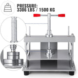Speciality Appliances: VEVOR Manual Paper Press Machine, 12x8.6 inch for A4 Sized Papers Flatting Machine, 10cm Thickness Steel Frame Manual Flat Paper Press Machine, Papermaking Book Press