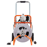 Gardening Tools: VEVOR Drain Cleaner Machine 75FT x 1/2 Inch Auto Feed with Wheels & 8 Cutters