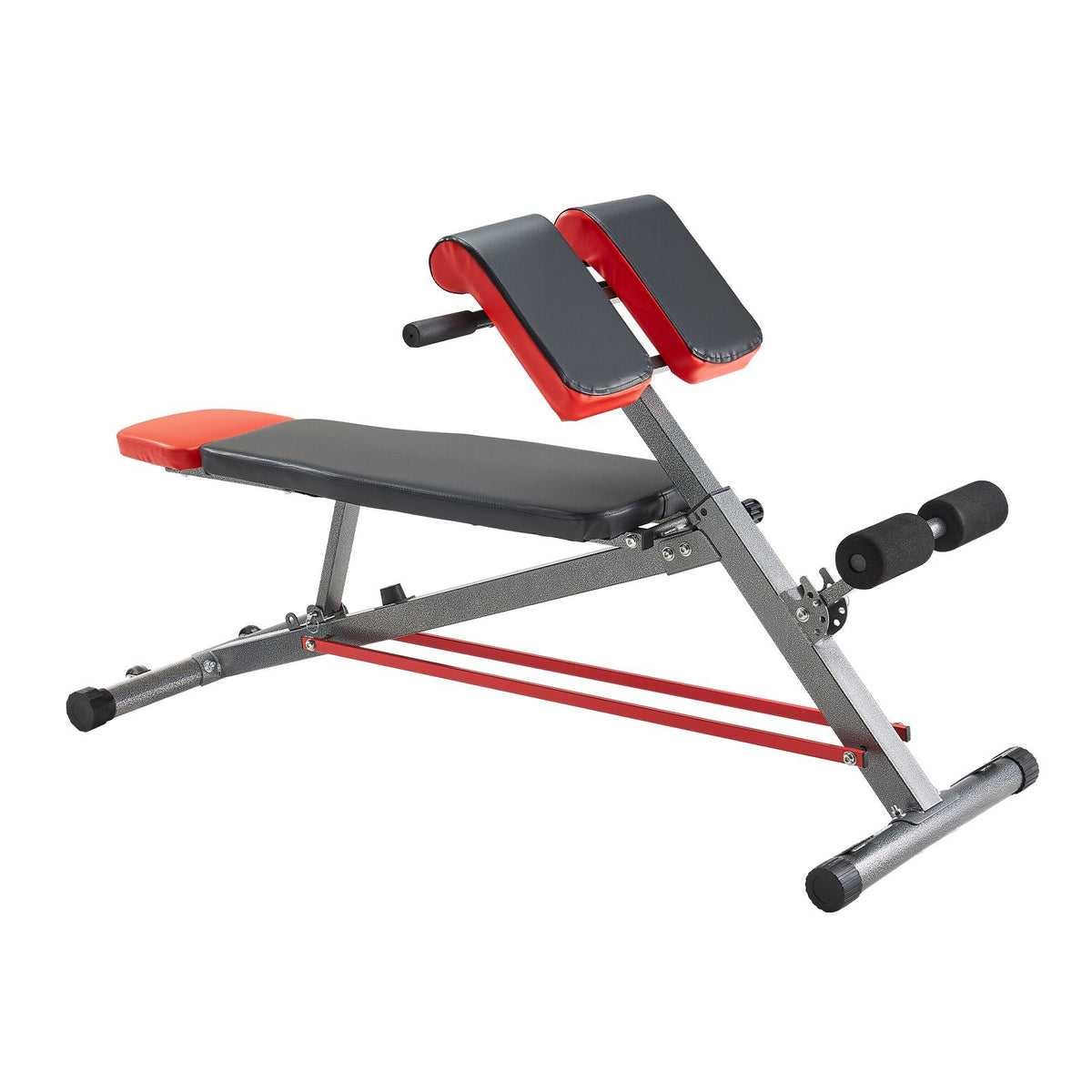 Multi-Functional Weight Bench for Full Body Workout, Roman Chair Hyperextension Bench, 660 lbs Adjustable Extension Equipment for Back Arm Core Ab Workout, Sit Up Exercise Machine for Home Gym