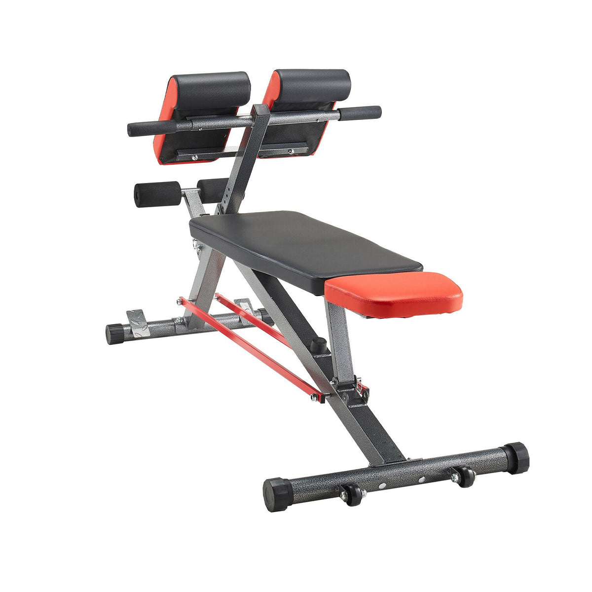 Multi-Functional Weight Bench for Full Body Workout, Roman Chair Hyperextension Bench, 660 lbs Adjustable Extension Equipment for Back Arm Core Ab Workout, Sit Up Exercise Machine for Home Gym
