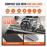 Mobility & Accessibility: VEVOR Portable Wheelchair Ramp, 183 cm 363 kg Capacity, Non-Slip Aluminum Folding Threshold Ramp, Foldable Mobility Scooter Ramp Wheel Chair Ramp, Handicap Ramp for Home Steps, Stairs, Doorways, Curbs