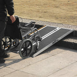 Mobility & Accessibility: VEVOR Portable Wheelchair Ramp, 183 cm 363 kg Capacity, Non-Slip Aluminum Folding Threshold Ramp, Foldable Mobility Scooter Ramp Wheel Chair Ramp, Handicap Ramp for Home Steps, Stairs, Doorways, Curbs