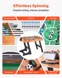 Basketball & Basketball Accessories: VEVOR Folding Foosball Table, 106 cm Standard Size Table, Indoor Full Size Foosball Tables for Home, Family, and Game Room, Durable Soccer Set, Includes 2 Balls
