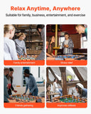 Basketball & Basketball Accessories: VEVOR Folding Foosball Table, 106 cm Standard Size Table, Indoor Full Size Foosball Tables for Home, Family, and Game Room, Durable Soccer Set, Includes 2 Balls