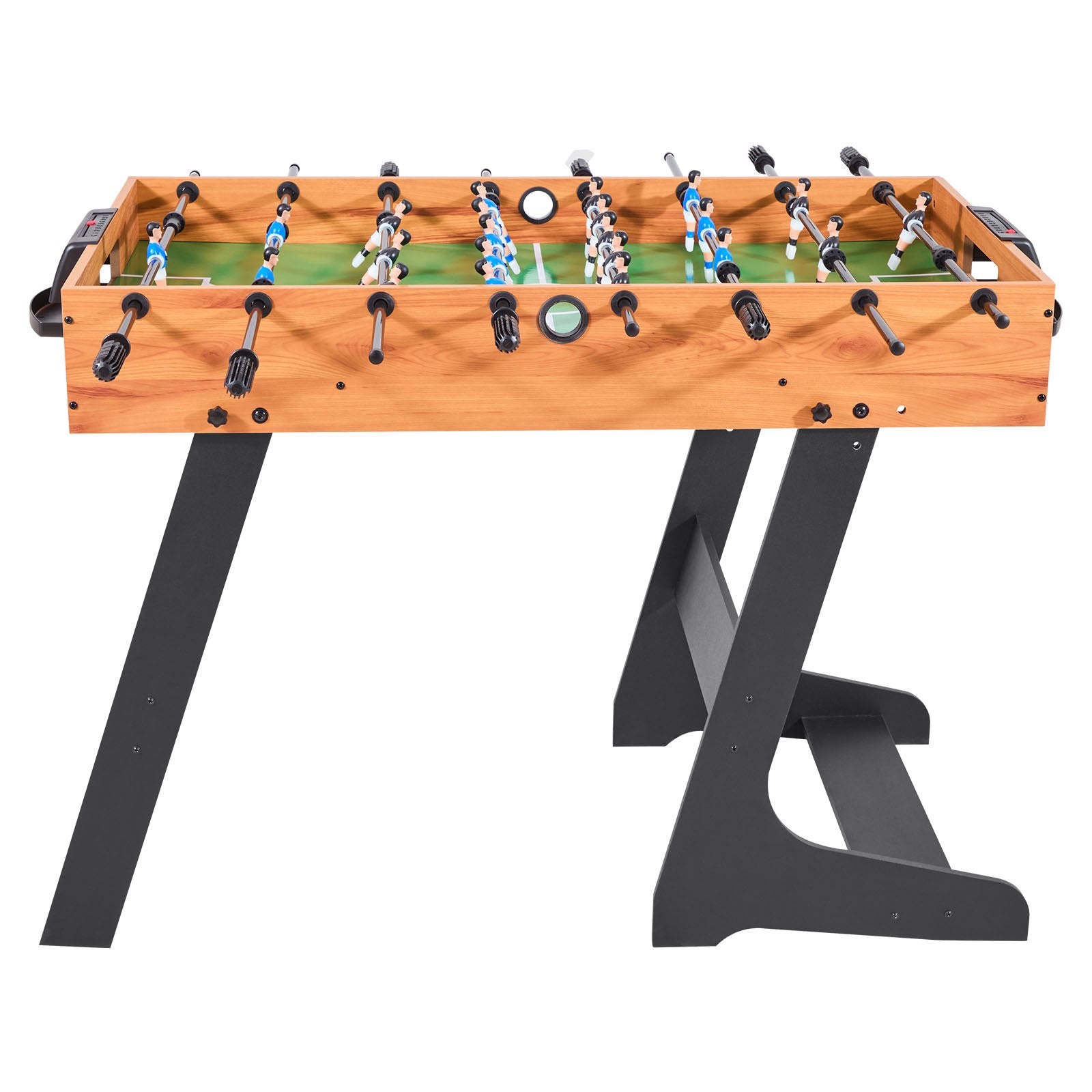 Basketball & Basketball Accessories: VEVOR Folding Foosball Table, 106 cm Standard Size Table, Indoor Full Size Foosball Tables for Home, Family, and Game Room, Durable Soccer Set, Includes 2 Balls