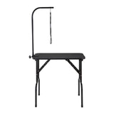 Dog Grooming Supplies: VEVOR Pet Grooming Table Arm with Clamp, 808 x 460 mm Dog Grooming Station, Foldable Pets Grooming Stand for Medium and Small Dogs, Free No Sit Haunch Holder with Grooming Loop, Bearing 99.8kg