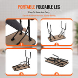 Dog Grooming Supplies: VEVOR Pet Grooming Table Arm with Clamp, 808 x 460 mm Dog Grooming Station, Foldable Pets Grooming Stand for Medium and Small Dogs, Free No Sit Haunch Holder with Grooming Loop, Bearing 99.8kg
