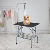 Dog Grooming Supplies: VEVOR Pet Grooming Table Arm with Clamp, 915 x 610mm Dog Grooming Station, Foldable Pets Grooming Stand for Medium and Small Dogs, Free No Sit Haunch Holder with Grooming Loop, Bearing 149.7kg