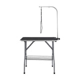 Dog Grooming Supplies: VEVOR Pet Grooming Table Arm with Clamp, 915 x 610mm Dog Grooming Station, Foldable Pets Grooming Stand for Medium and Small Dogs, Free No Sit Haunch Holder with Grooming Loop, Bearing 149.7kg