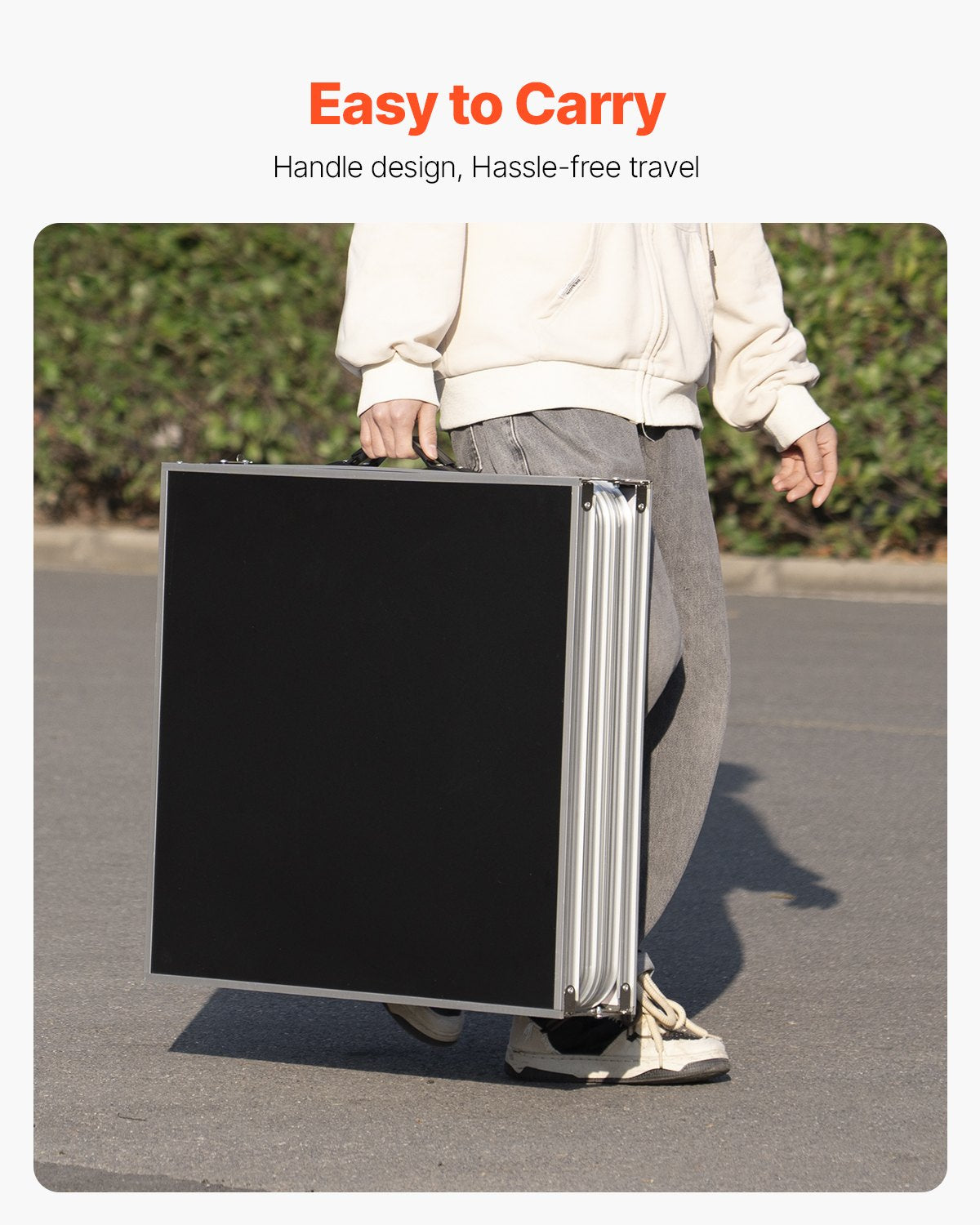 Board Games: VEVOR 2.4 m Folding Beer Pong Tailgate Table Party Drinking Game Carrying Handle