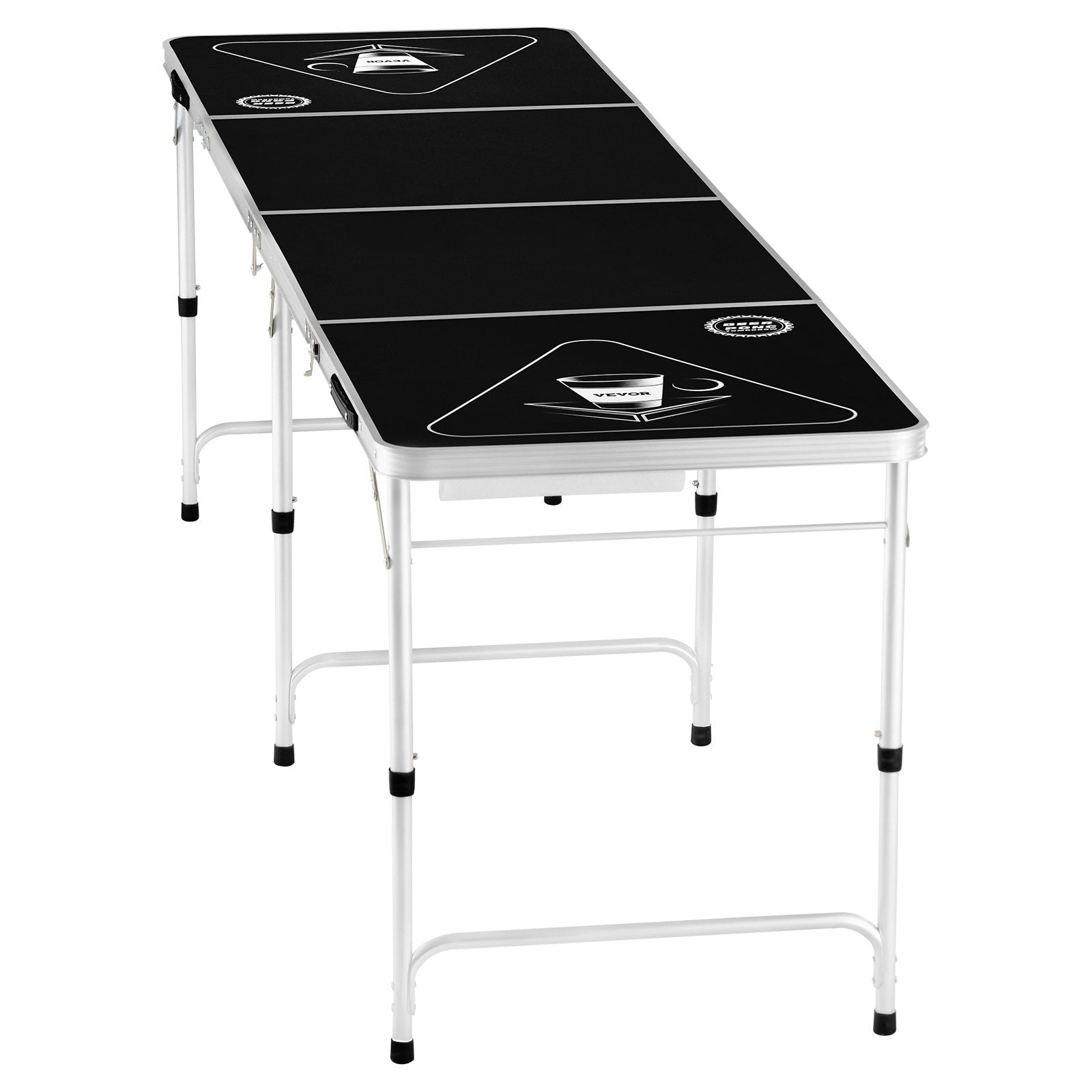 Board Games: VEVOR 2.4 m Folding Beer Pong Tailgate Table Party Drinking Game Carrying Handle