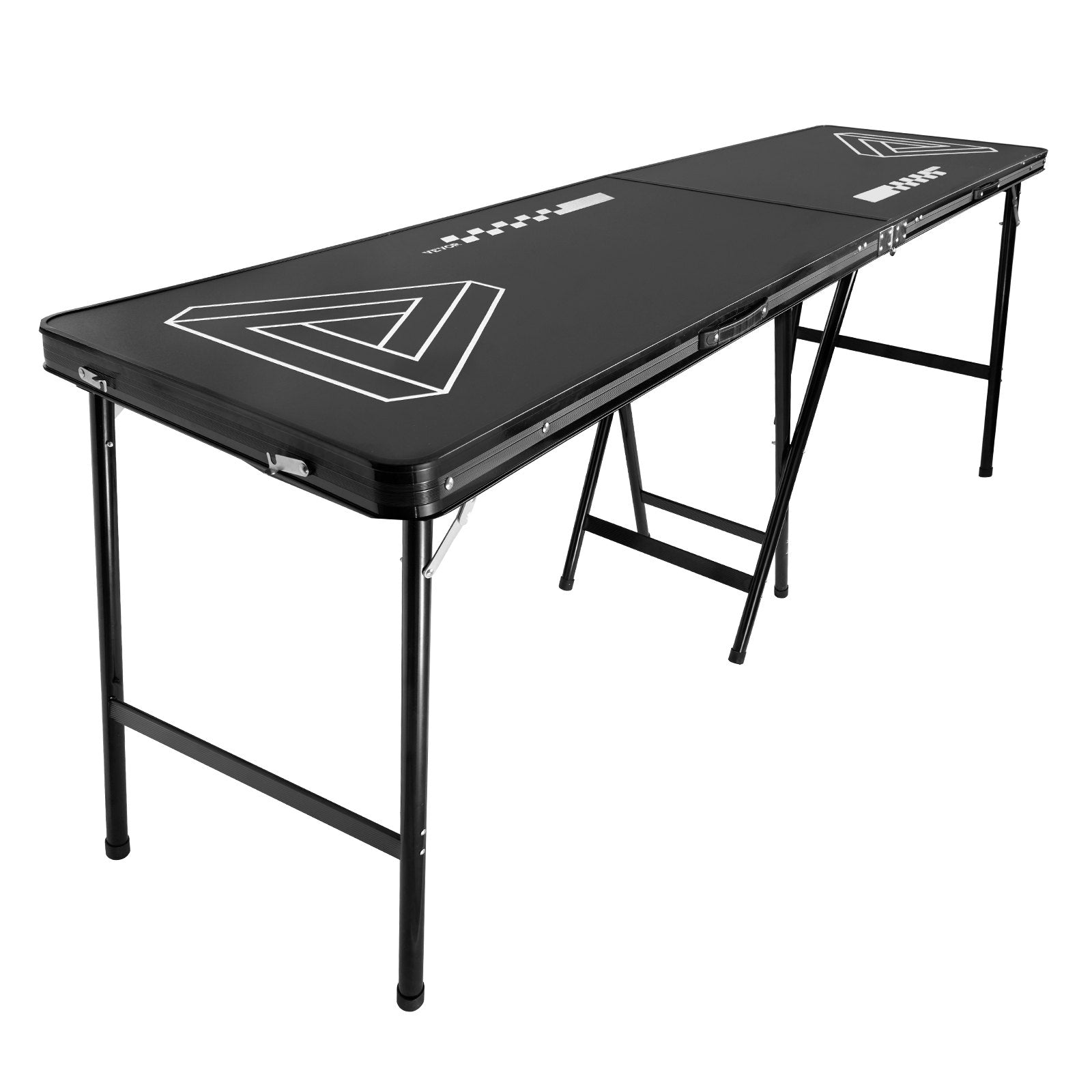 Board Games: VEVOR 2.4 m Folding Beer Pong Tailgate Table Party Drinking Game Carrying Handle