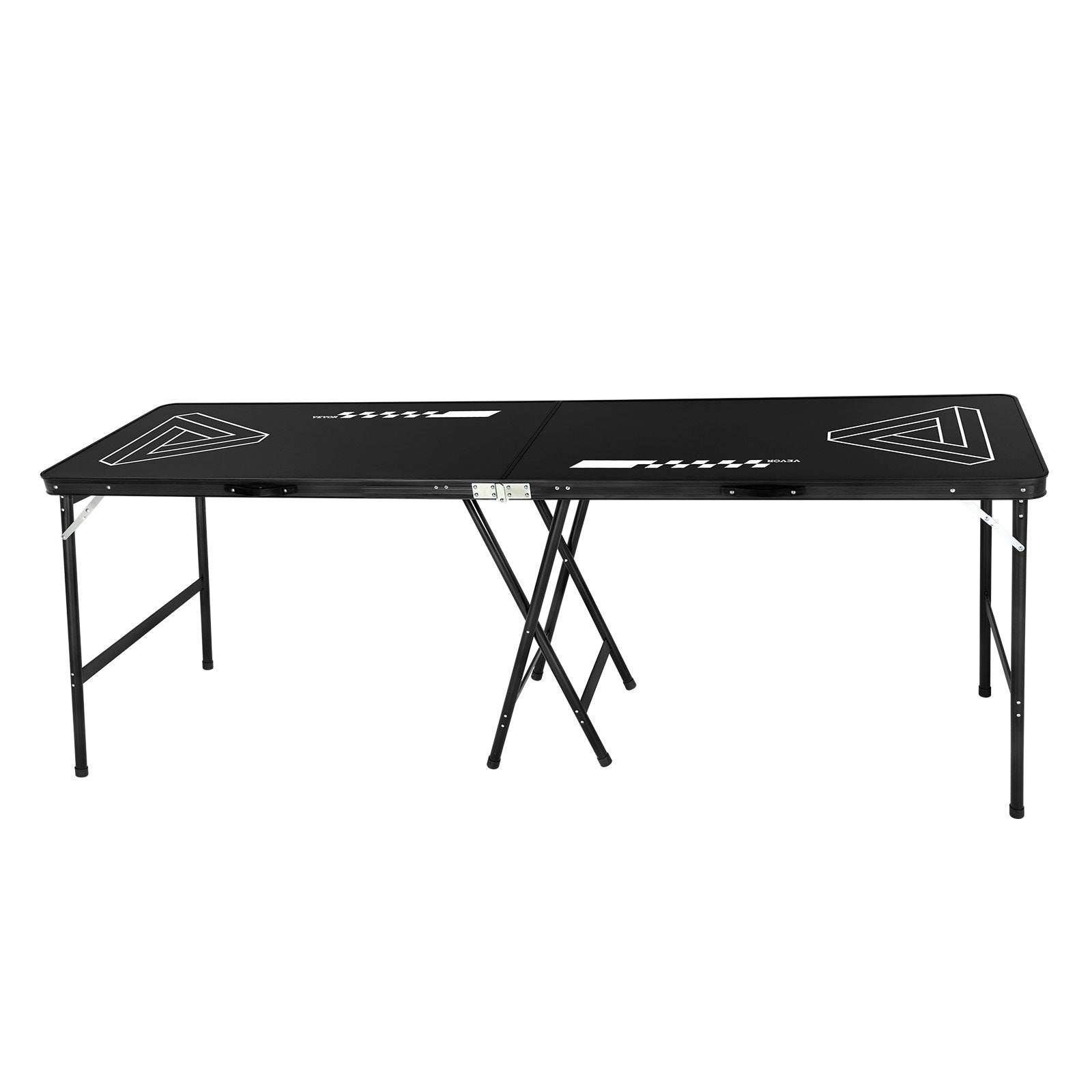 Board Games: VEVOR 2.4 m Folding Beer Pong Tailgate Table Party Drinking Game Carrying Handle