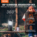 Camping Lights & Lanterns: VEVOR LED Camping Lanterns Collapsible Battery Powered Flashlights Set of 4