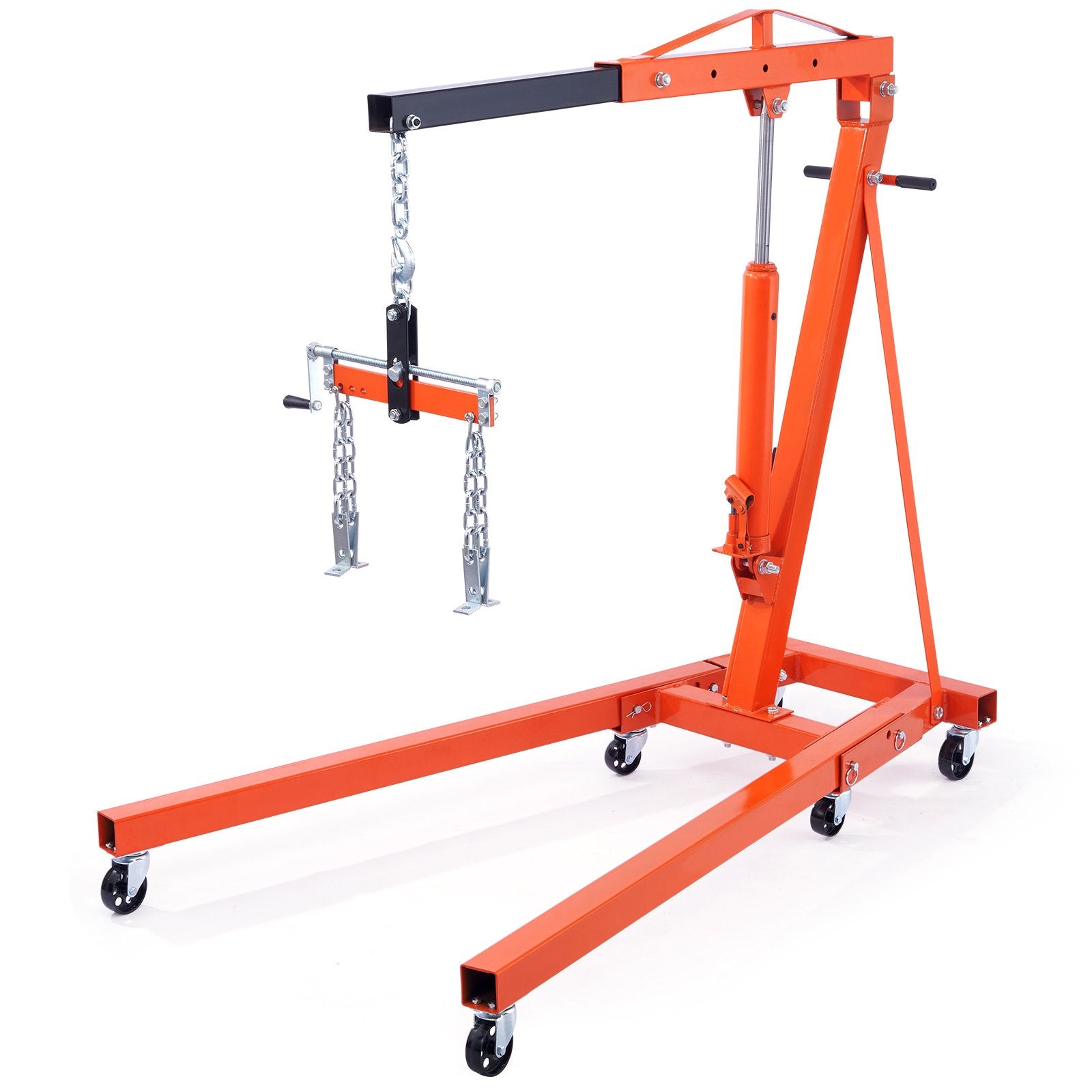 Pool Sweeps & Vacuums: VEVOR Hydraulic Engine Hoist with Lever, 2000KG Heavy-duty Cherry Picker Shop Crane, Foldable Engine Crane and Engine Hoist leveler for Auto Repair, Motors, Weights Lifting, Loading