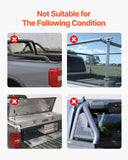 Automotive Parts: VEVOR Tri-Fold Truck Bed Tonneau Cover, Compatible with 2015-2024 Ford F-150, 2004 mm Bed, Only Fit 2004 x 1656 mm Inside Bed, 181.4 kg Load Capacity with Built-in LED Light, Quick Folding, Black