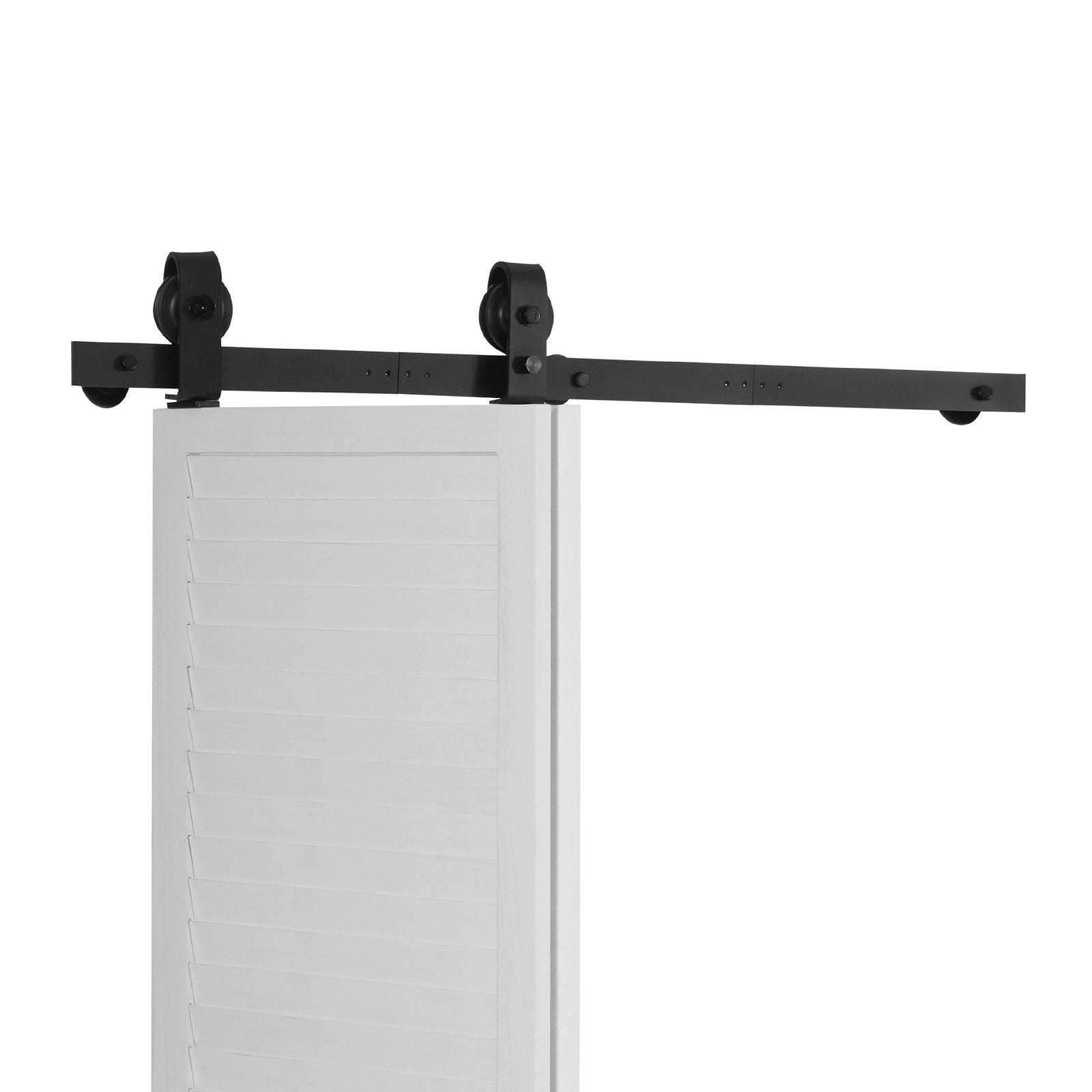 Door Hardware: VEVOR Bi-Folding Sliding Barn Door Hardware Track Kit 40" for Two 18" Doors
